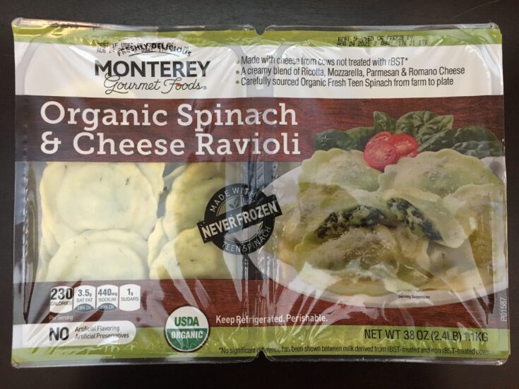 Monterey Spinach and Cheese Ravioli from Costco Review