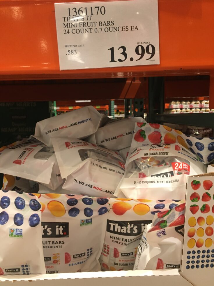Mini That’s It Fruit Bars at Costco Review (Strawberry, Mango & Blueberry)