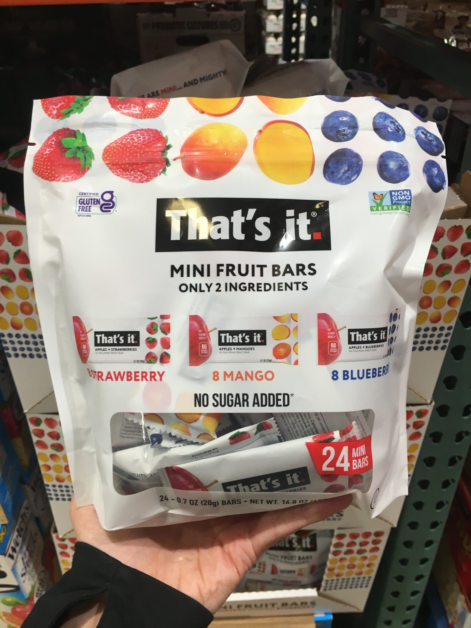 Mini That’s It Fruit Bars at Costco Review (Strawberry, Mango & Blueberry)