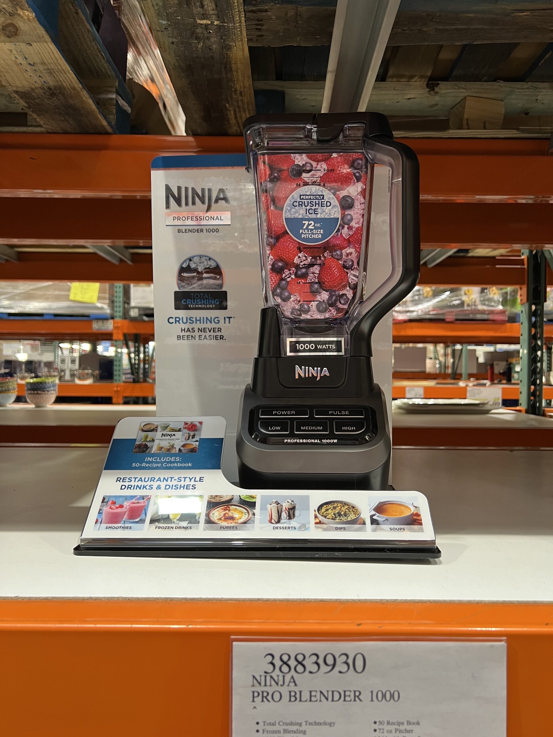 three Exchangeable Ashley Furman Ninja Pro Blender 1000 at Costco Review