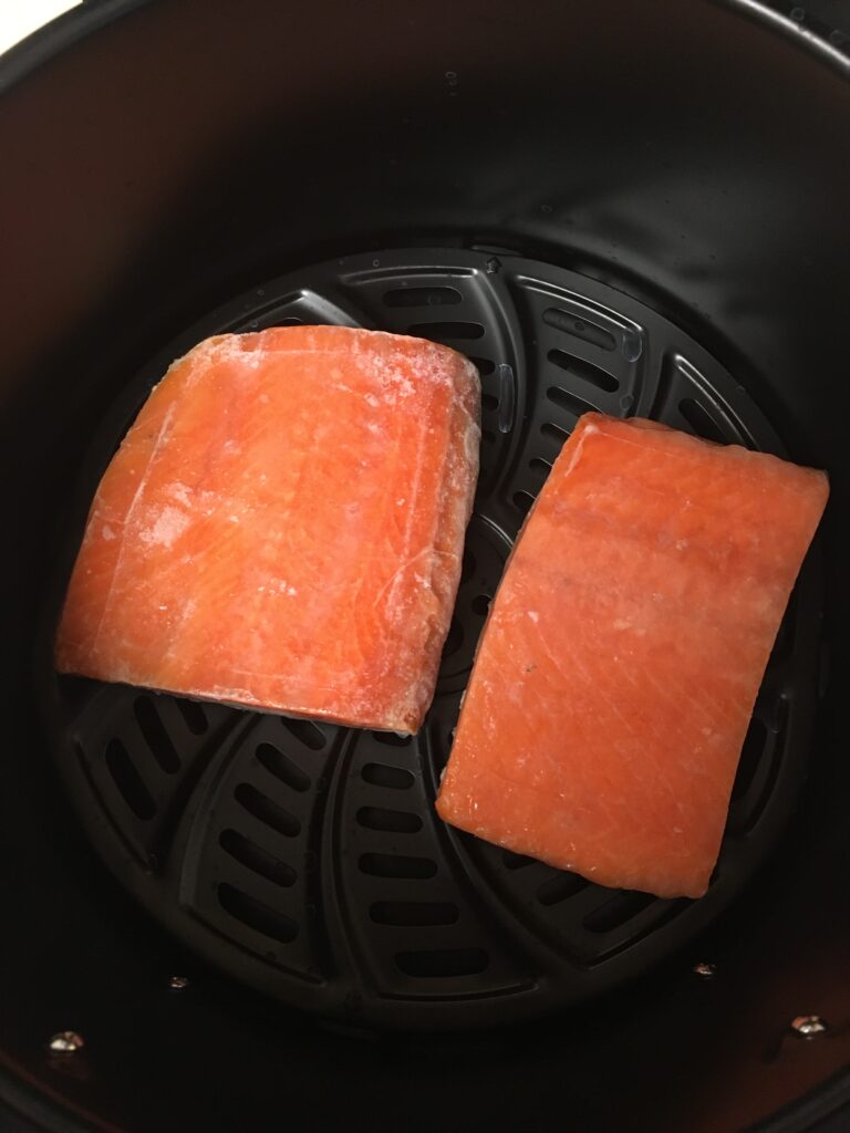 costco frozen salmon in air fryer