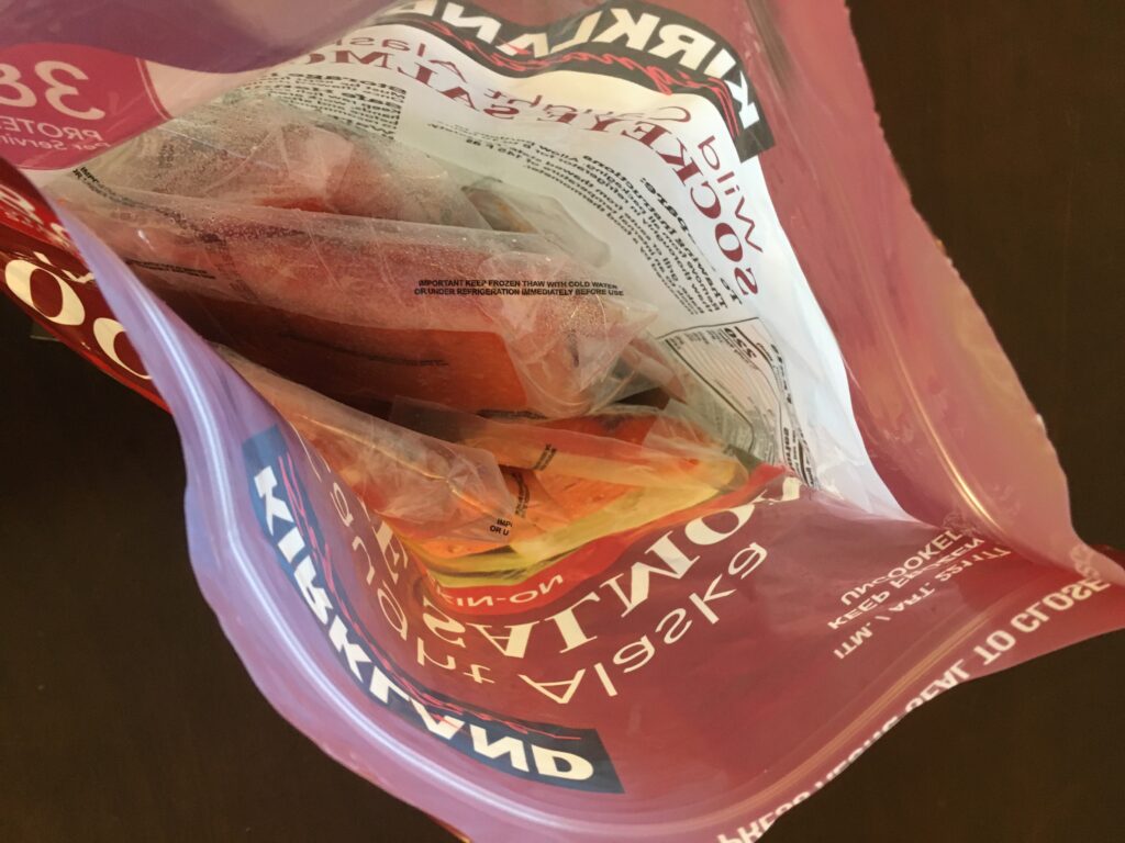 inside the bag