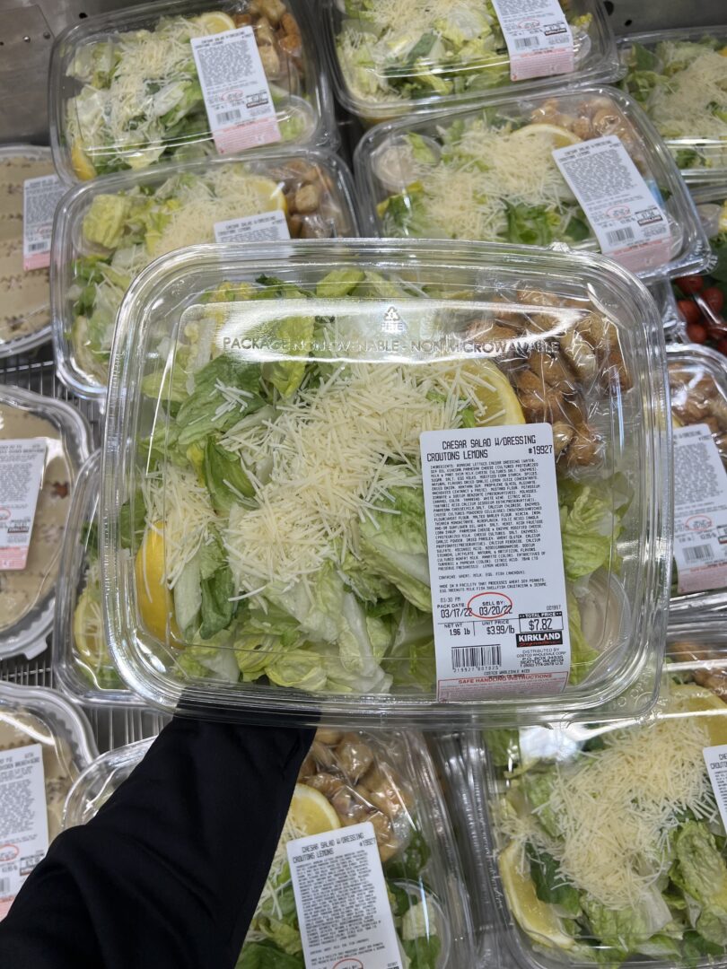 Costco Caesar Salad With Dressings and Croutons Review