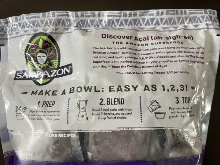 Costco Sambazon Frozen Acai Packets Review