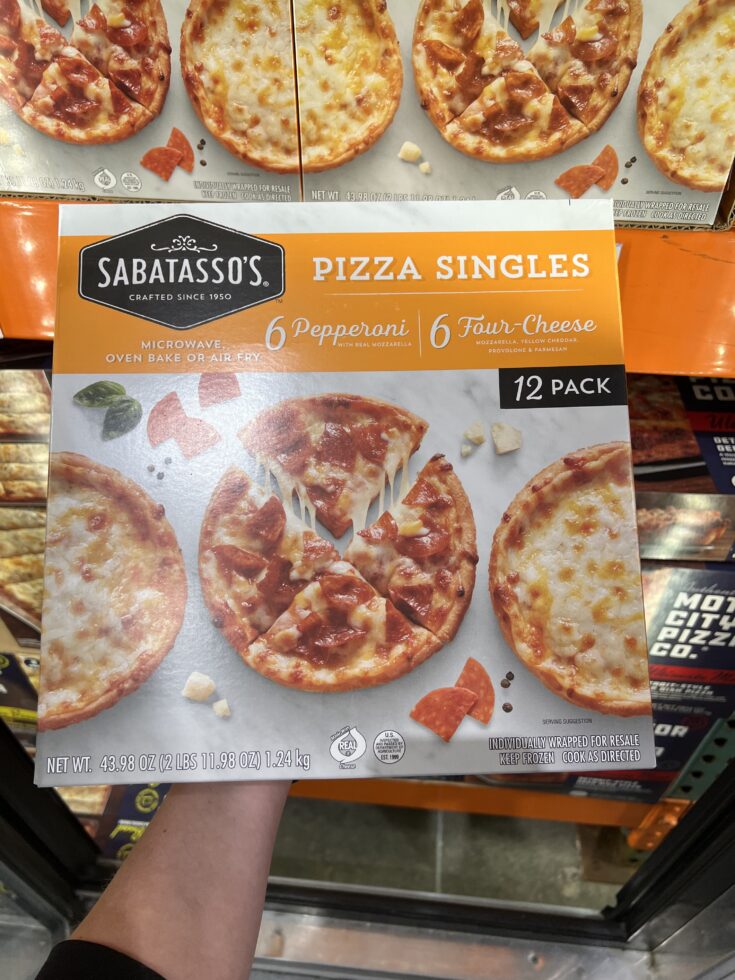 Sabatasso's Pizza Singles Variety Pack at Costco Review
