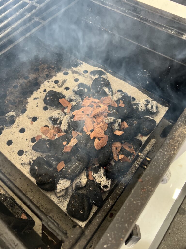 bbq coal and smoking chips