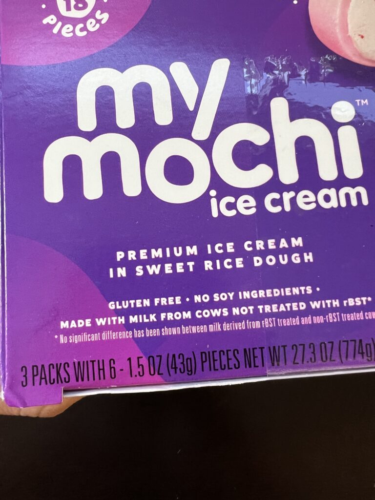 my mochi ice cream box
