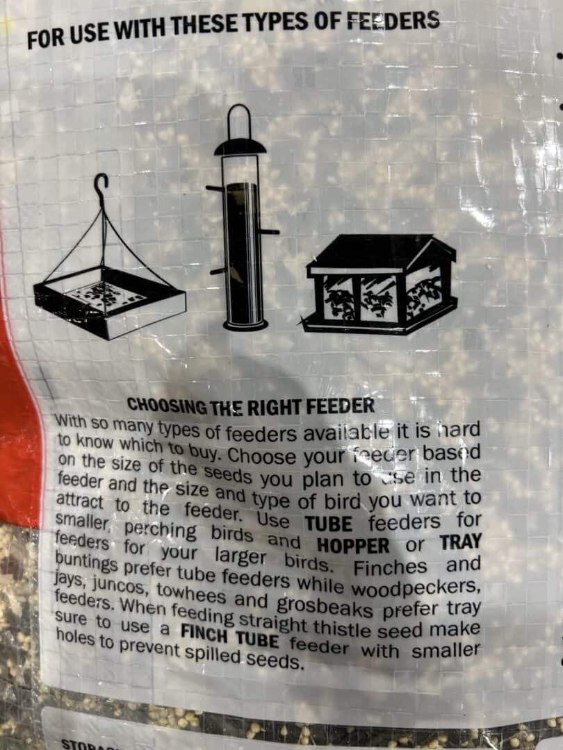 40 Pound Bags of Wild Bird Seed at Costco