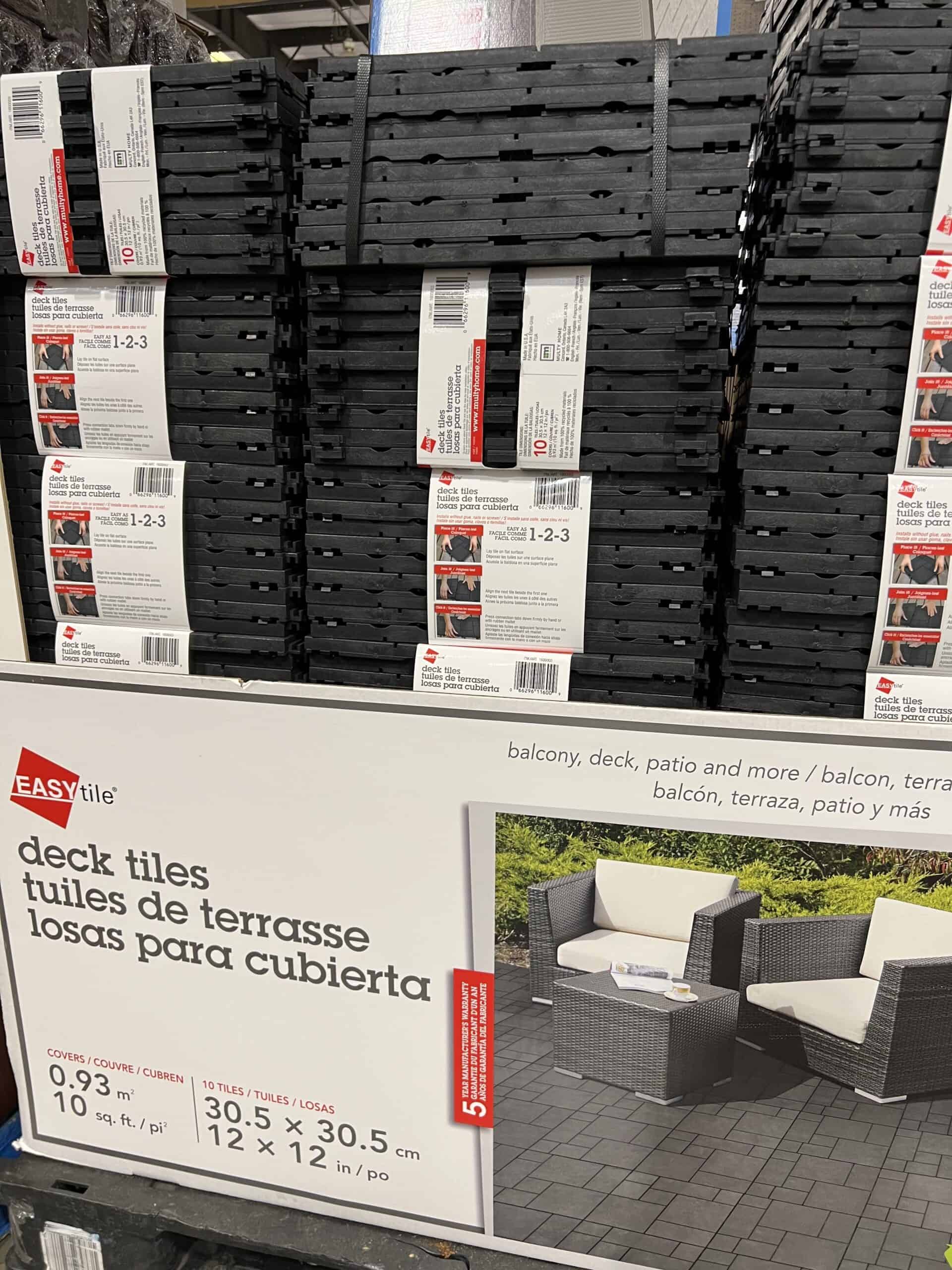 Interlocking Deck Tiles at Costco (10 Pack for 19.99)