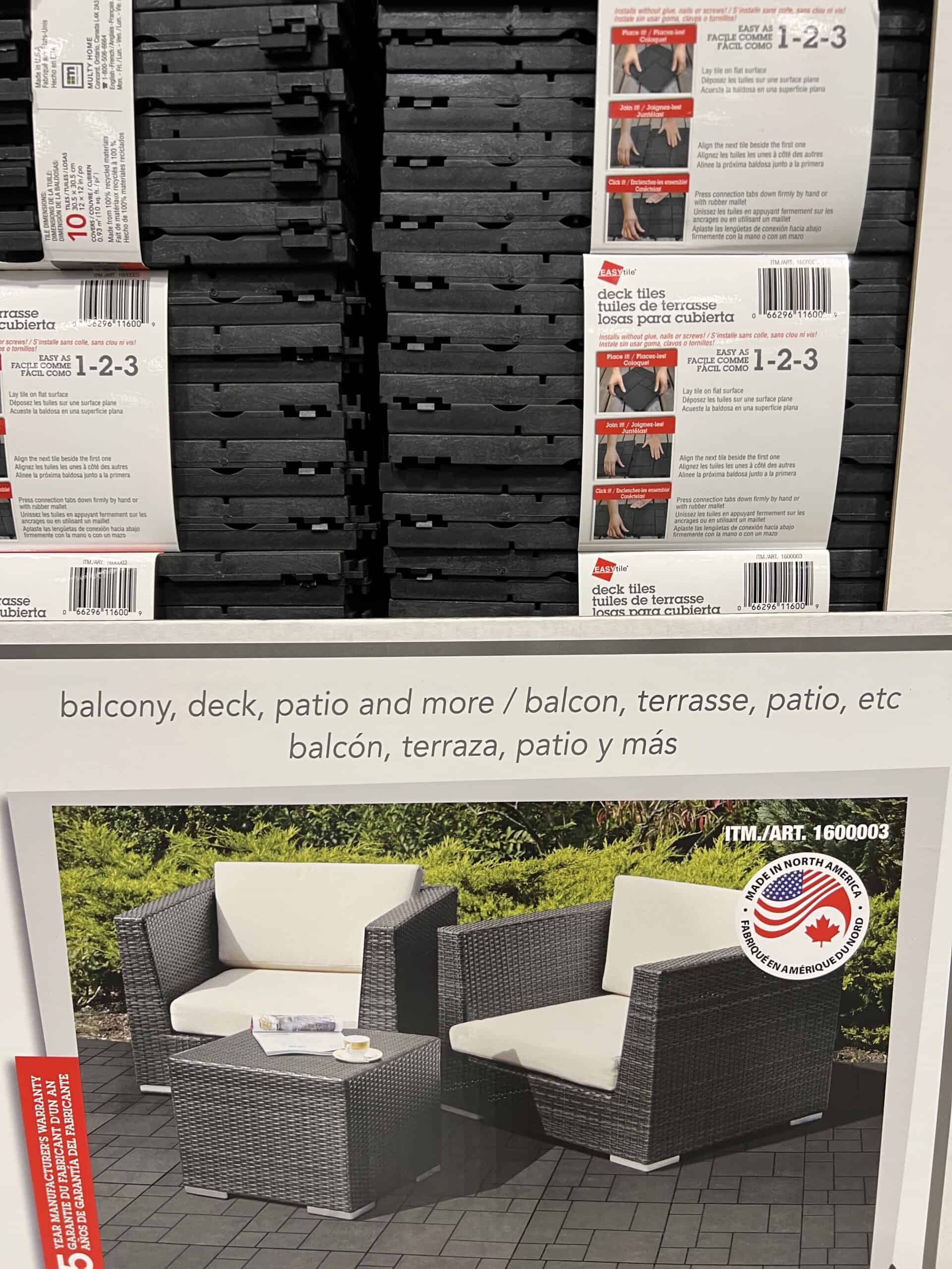 Interlocking Deck Tiles at Costco (10 Pack for 19.99)