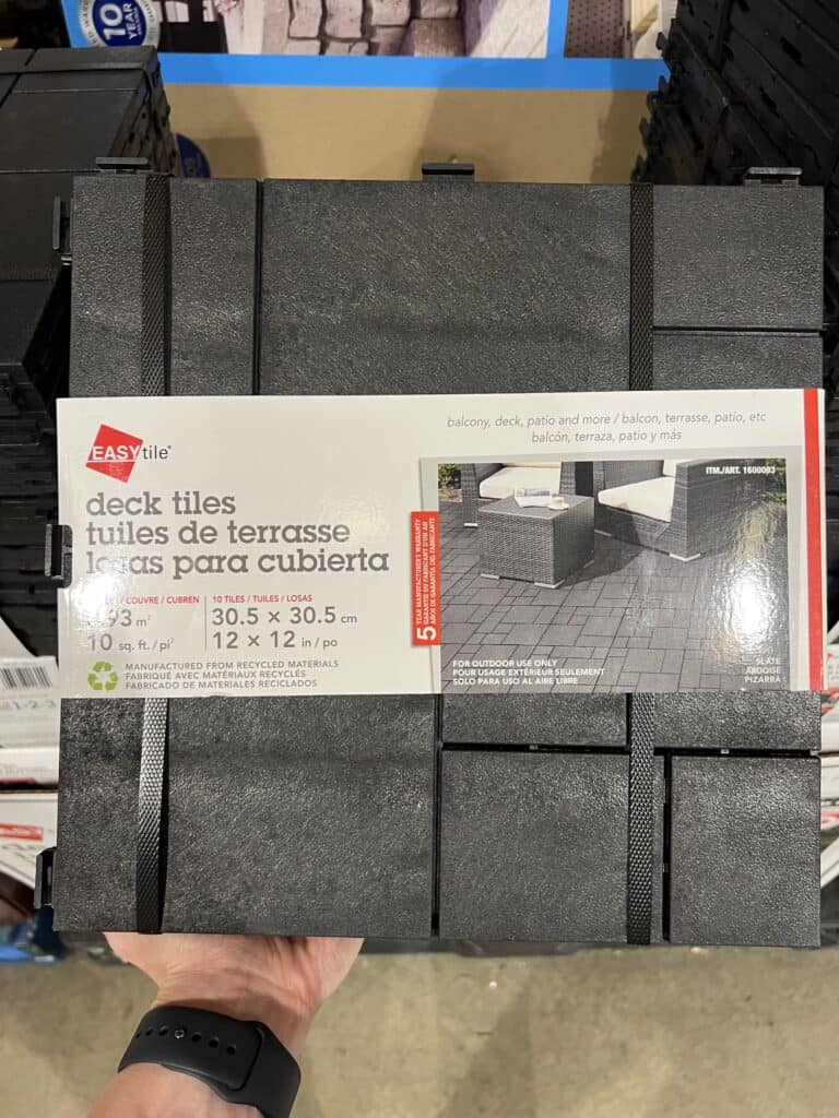 Interlocking Deck Tiles at Costco (10 Pack for $19.99) 