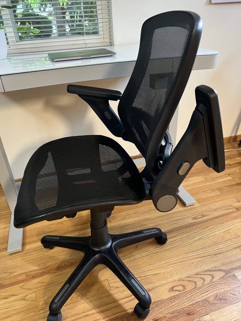 arm rest back on costco office chair