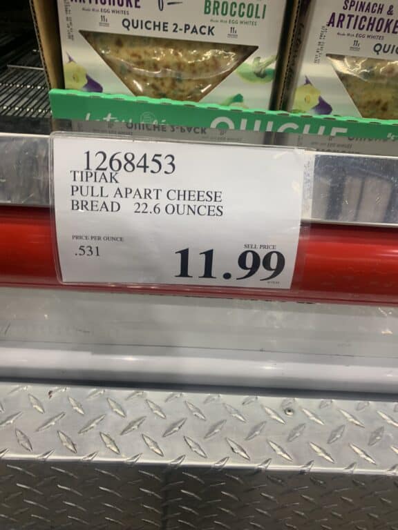 Tipiak Pull Apart Cheese Bread at Costco Review