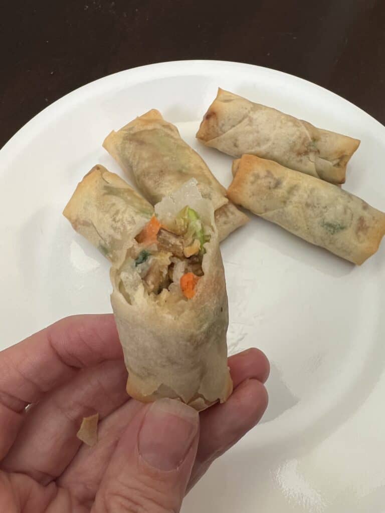 inside of the spring roll