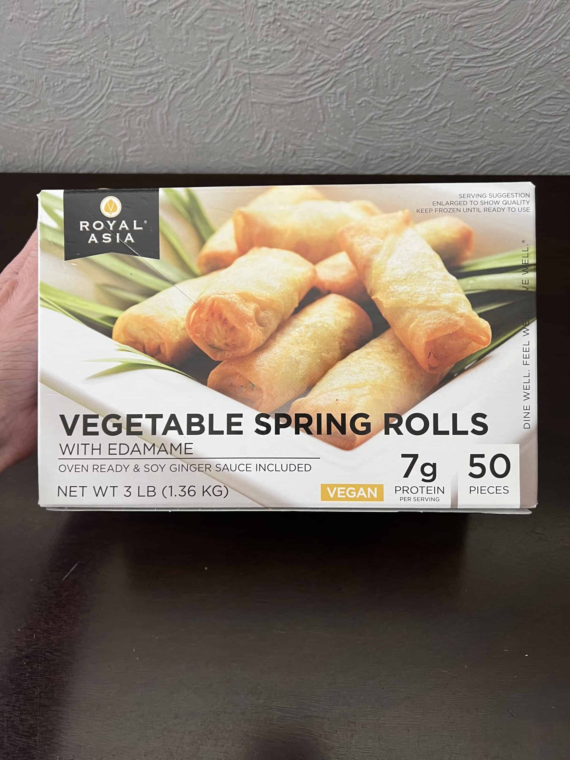 Frozen Royal Asia Vegetable Spring Rolls at Costco They are So Good