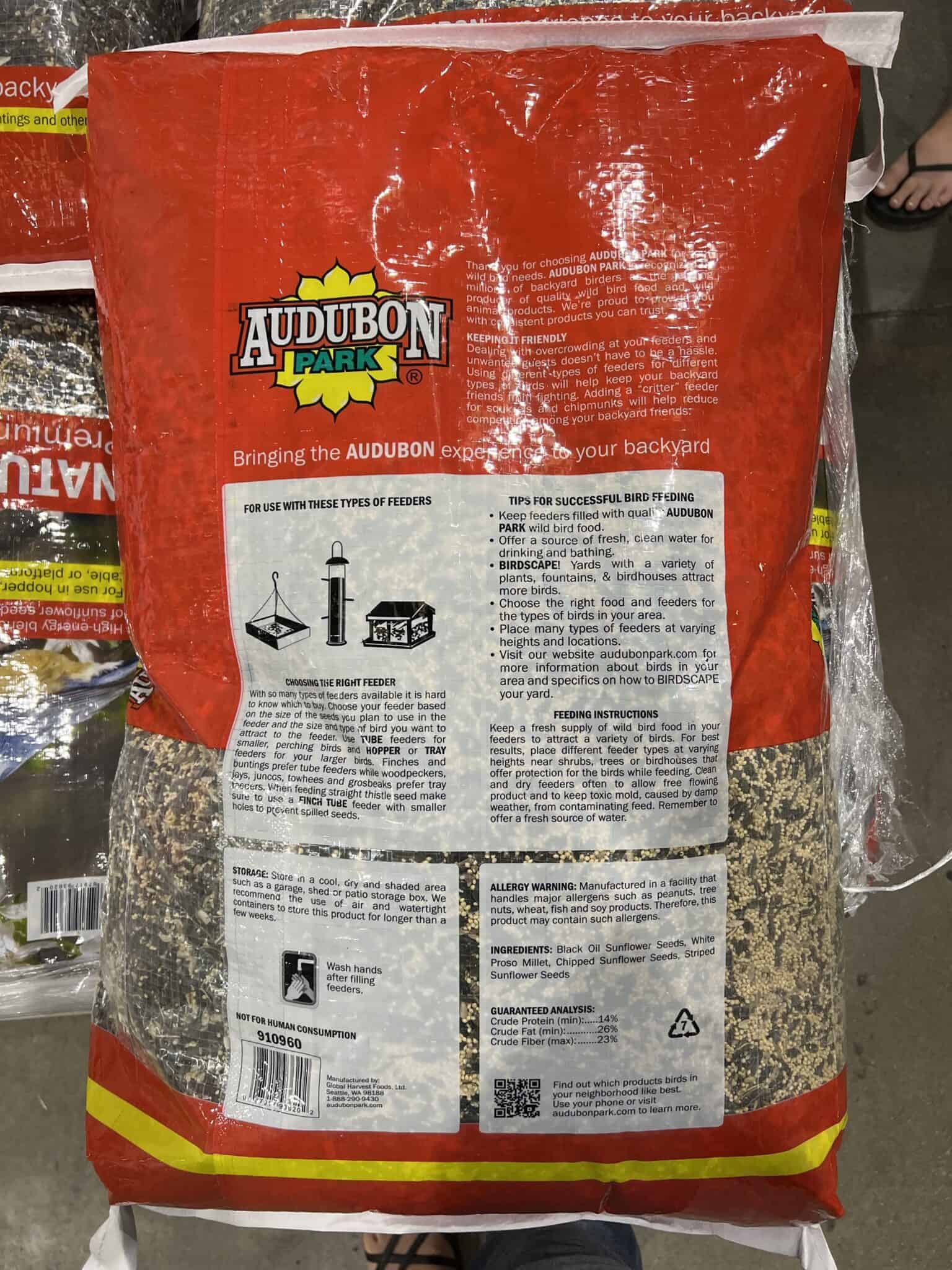 40 Pound Bags of Wild Bird Seed at Costco