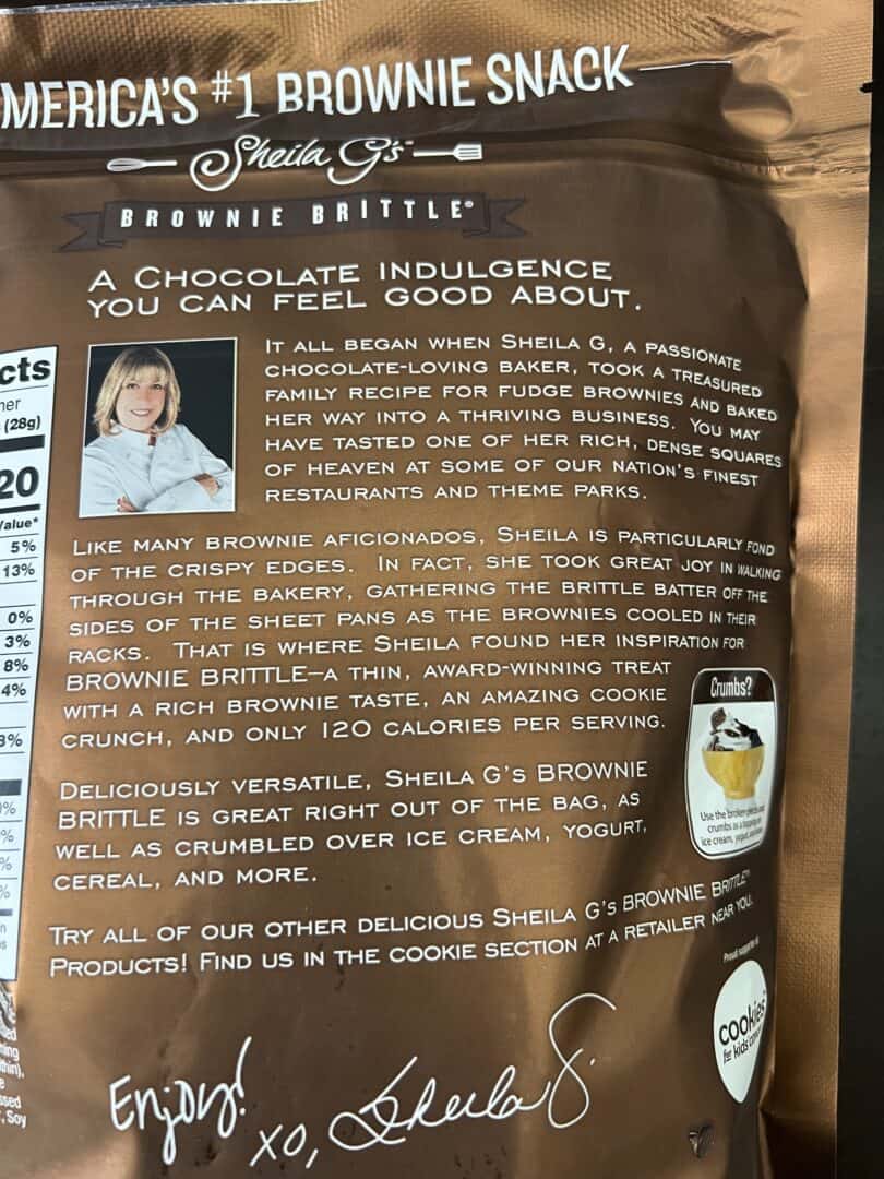 Sheila G’s Brownie Brittle From Costco Review