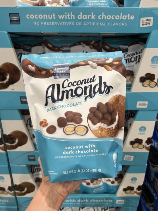 Costco Chocolate Coconut Almonds by Edward Marc