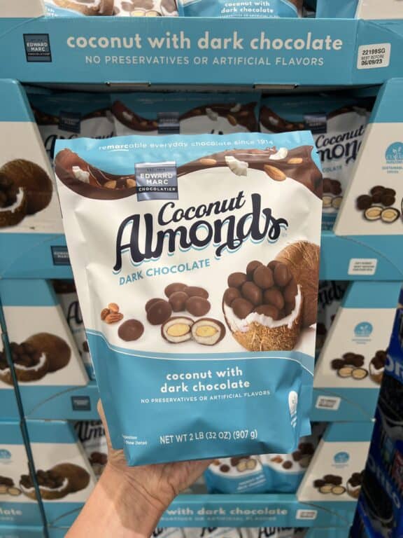 Costco Chocolate Coconut Almonds by Edward Marc