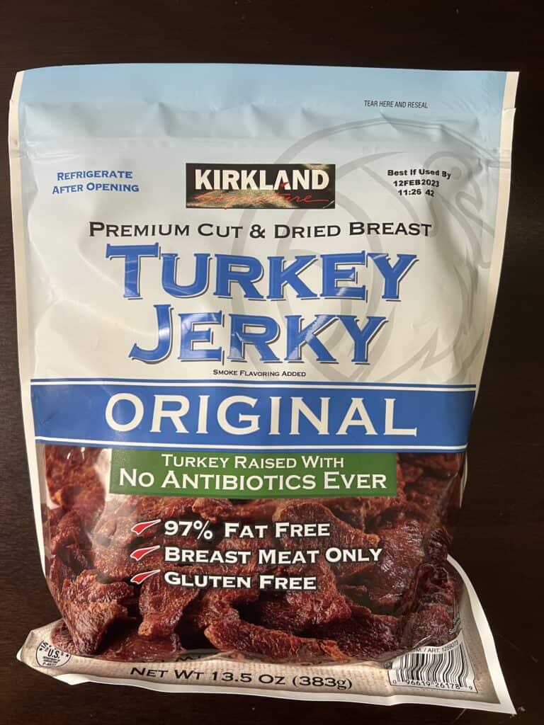 bag of turkey jerky 