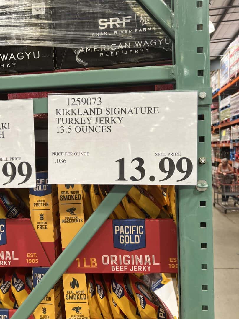 Kirkland Signature Turkey Jerky at Costco