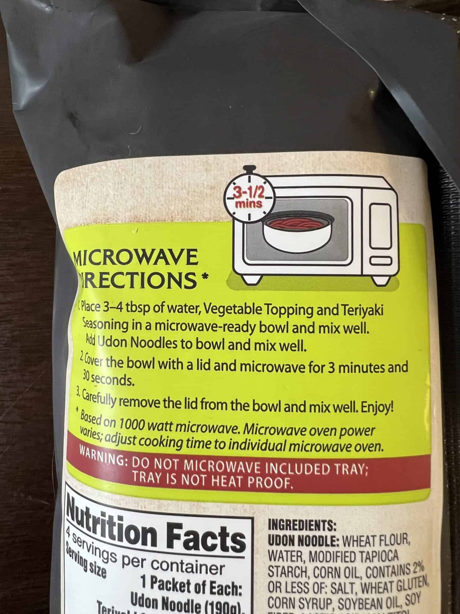 Stir Fry Teriyaki Udon Noodles at Costco Review