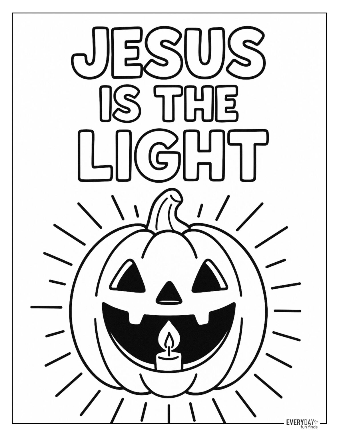Christian Halloween Coloring Pages - Free Printables